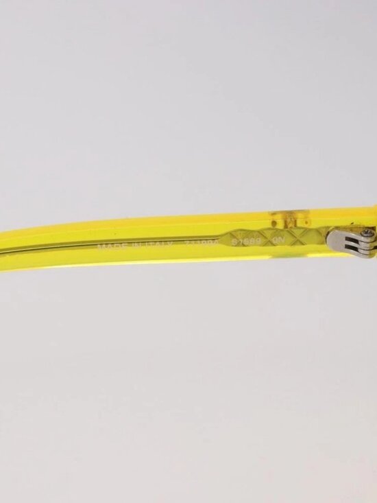 CHANEL Sunglasses Plastic Yellow CC Auth 184281M main image 10